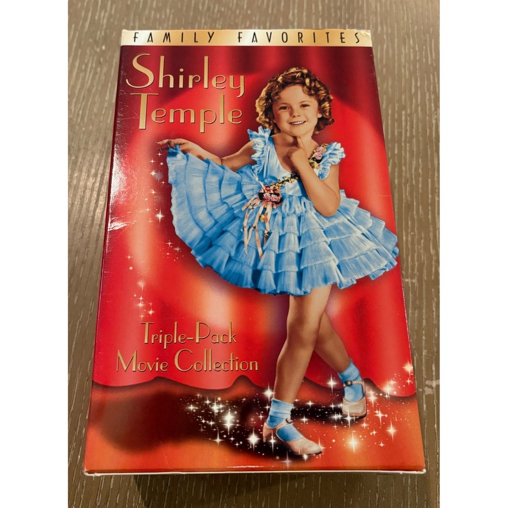 Shirley Temple VHS Triple Pack Heidi Baby Take A Bow Curly Top Movie Collection